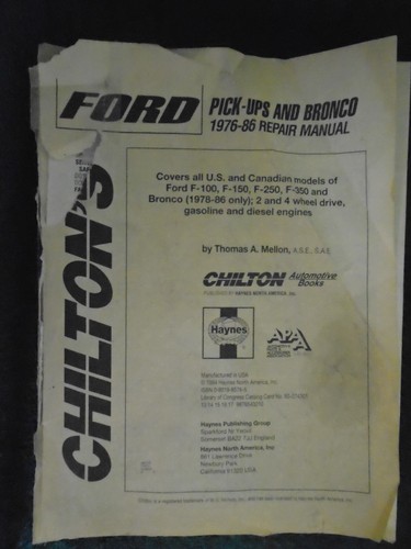 Various chilton repair - chilton, manuals