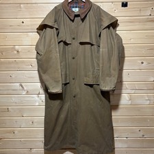 Vintage Royal Scot The Rannoch Coat Waxed Canvas Cotton Oilskin Lined Size XL