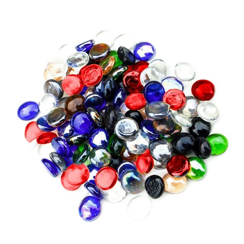 Glass pebbles vase filler - vase,