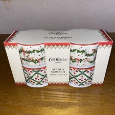 NEW CATH KIDSTON CHRISTMAS RAMEKINS - SET OF 4 - FESTIVE TABLEWARE. LOVELY ITEM