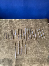 Vintage & Antique Metal Small Crochet Hooks And Others 21 pieces