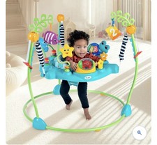 Baby Einstein Curiosity Cove 2-in-1 Activity Baby Jumper Bouncer Swing Music Toy
