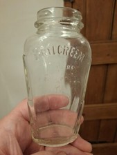 Brylcreem vintage glass bottle