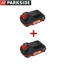 Parkside® Lot of 2 20V 2Ah Batteries for X20VTEAM OEM Series Devices