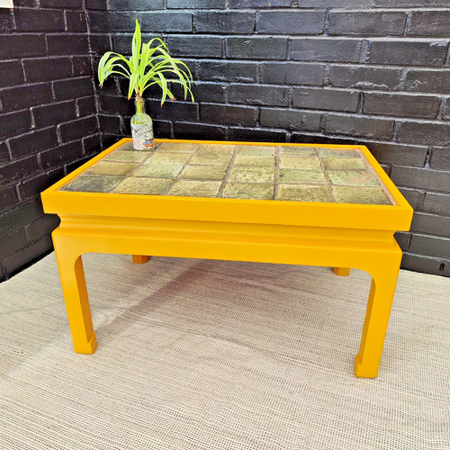 Mid century tiled coffee table - mid,