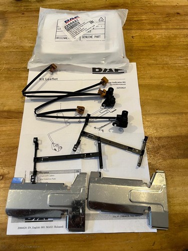 Daf break pad wear warning - break,