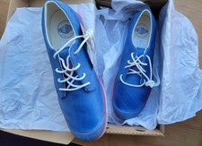 Palladium Men's Shoes, Slim Oxford Lea, Ocean/Off White, Size 8