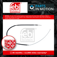 2x Handbrake Cables fits VW GOLF Mk4, Mk4 GTI Rear Left or Right 97 to 06 Febi