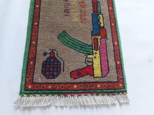 53x34 handmade rug war - 53x34,