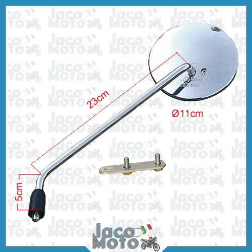 Mirror left round - mirror,