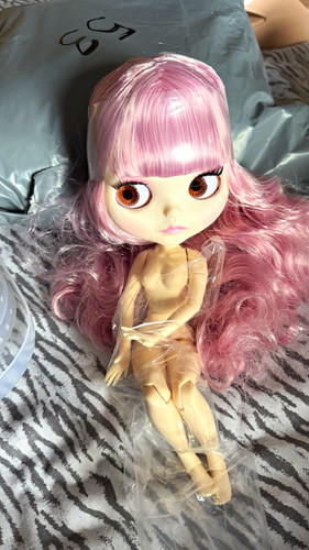 Blythe pink long hair - blythe, doll