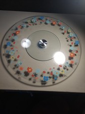 12.5" Glass Lazy Susan with