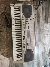 casio lk-90 tv keyboard with Sing Along Microphone & Lighted Keys Tested Works 