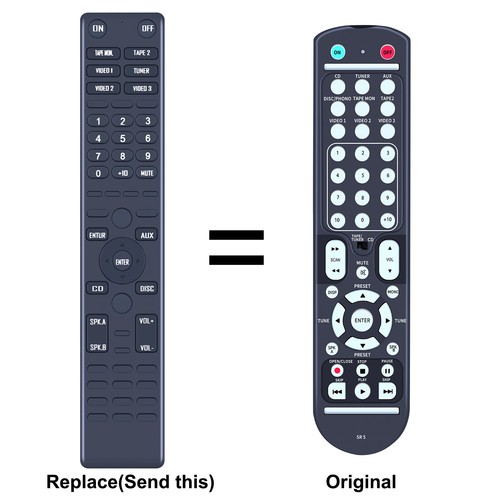 New replacement remote - replacement,