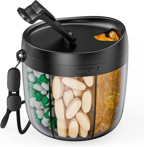 Pill organiser with large - organiser, 7
