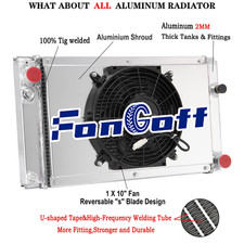 3 Rows Aluminium Radiator For