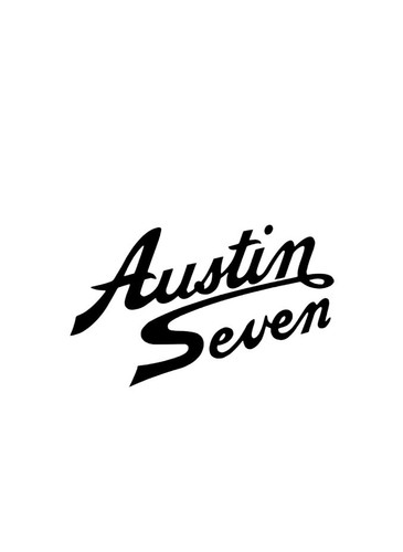 Austin seven logo - logo, vinyl