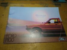 FORD P100 PICK UP orig 1982 UK