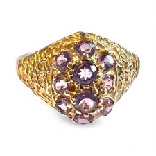 Amethyst Ring - 9ct Gold -