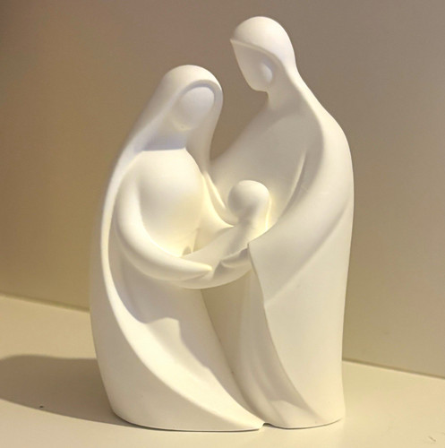 Holy family nativity figurine - holy,