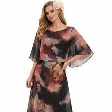 Chesca Size 22 Floral Chiffon