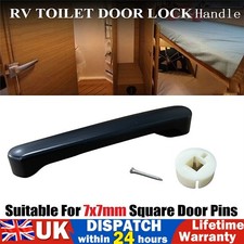 Toilet Door Handle Black