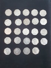 24 Old 50 Pence Coins - 50p