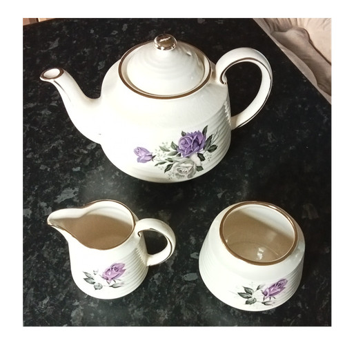 Sadler floral ceramic tea set - floral,