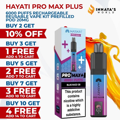 Hayati pro max plus - 6000, puffs