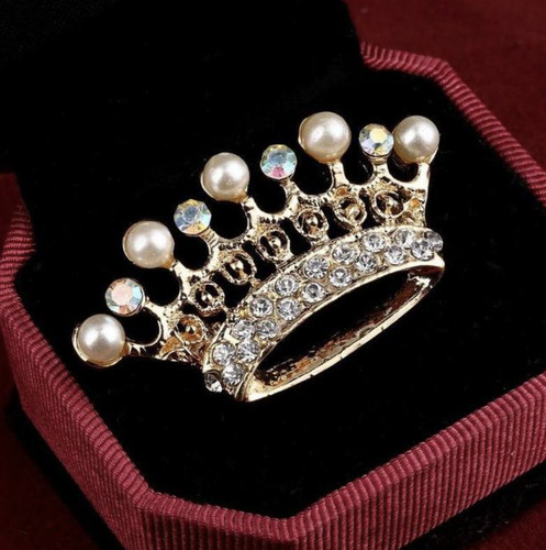 Jubilee crown brooch - , vintage