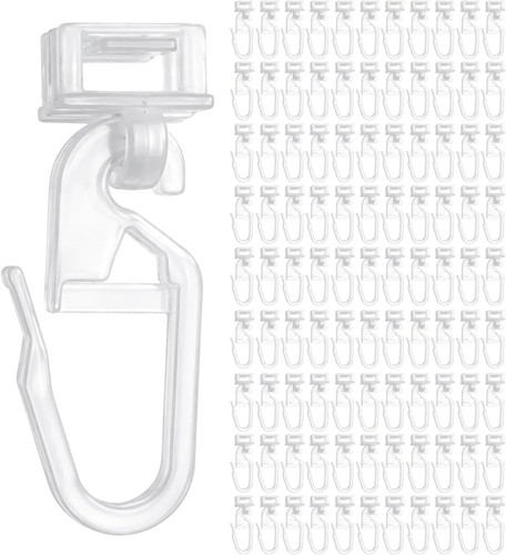 Caravan curtain hooks plastic - hooks,,