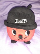RARE Huggable Henry The Hoover Red 7” Soft Plush Toy Vacuum