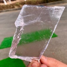 90g Natural purple selenite gypsum quartz crystal slab mineral specimen healin