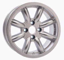 Revolution 8 Spoke Alloy Wheel 9x15 ET-12 Silver Group 4 Fitting Minilite Style