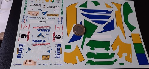 Decals paris dakar - paris, 1/24