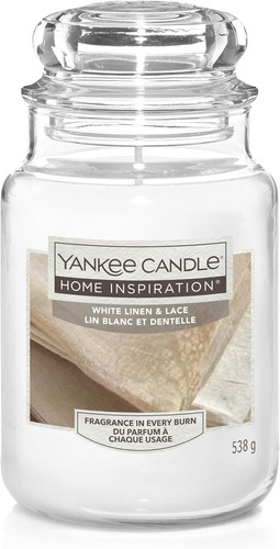 Yankee candle white linen - candle, &