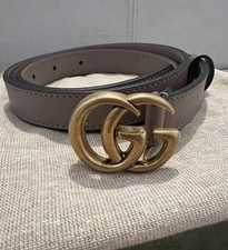 Gucci Leather Belt With Double