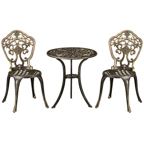 Piece cast aluminum garden - piece,