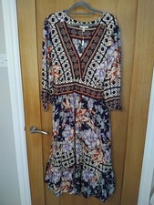 Women's BNWT Stella Morgan pattern dress UK 16 RRP £55
