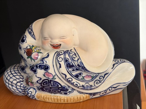 Good luck chinese buddha blue - luck,