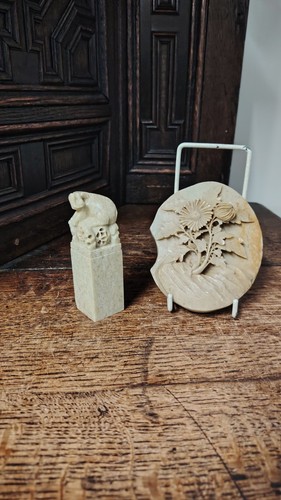 Two vintage chinese soap - two,