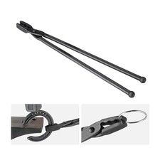 Uimoso Blacksmith Tongs 18” Wolf Jaw Tongs Carbon Steel Tongs A3 Steel Rivets