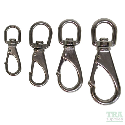 Stainless steel snap hook - stainless,