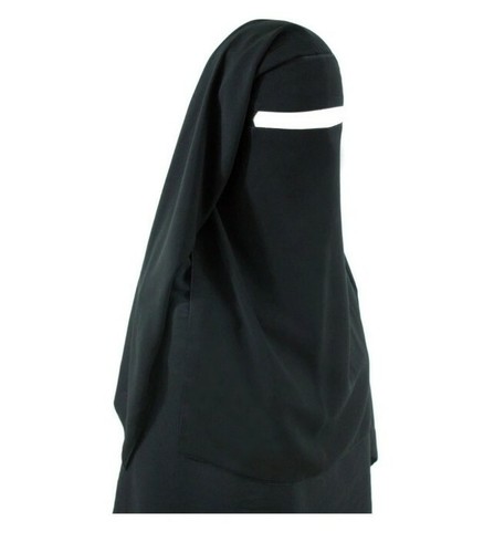 Two layer niqab - layer,