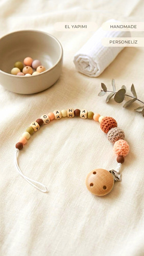 Handmade personalised dummy - handmade,