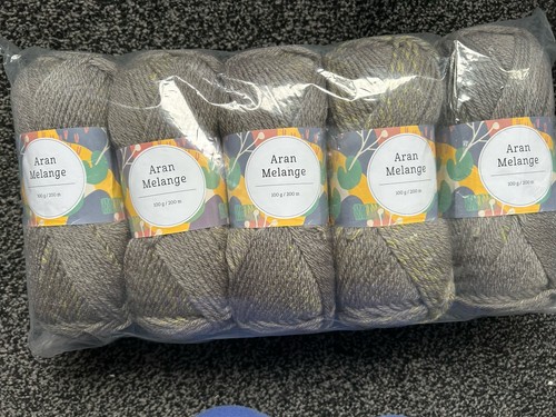 Aran melange wool blend - aran,