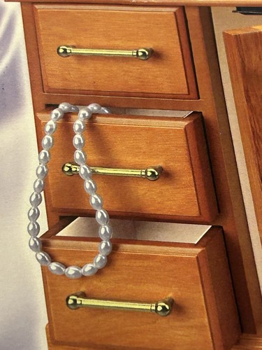 Oak colour drawers jewellery - oak,