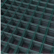 Wire Mesh Panels Green PVC Coated -50mm (2") Holes Weld  Mesh Fencing Chicken