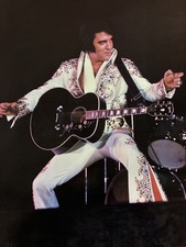 Elvis Presley with Gibson J-200 16X20 Poster