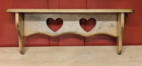 Vintage 80s wooden shelf - shelf, with